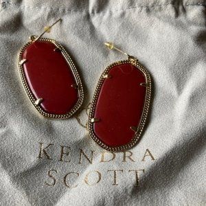 Kendra Scott Danielle Red Earrings